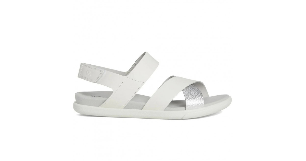Ecco Samara Sandalen Damen Weiß 220103-60727 | Komfortabel