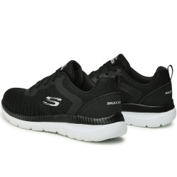Skechers C-Bountiful 12607-BKW Damen Sneaker Schwarz Weiß
