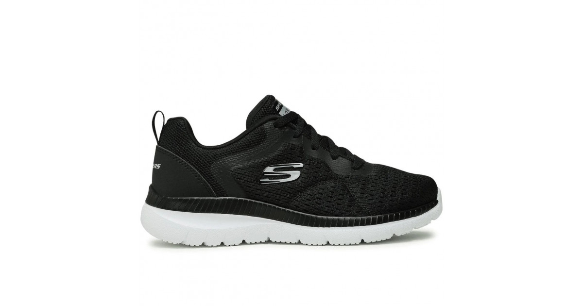 Skechers C-Bountiful 12607-BKW Damen Sneaker Schwarz Weiß