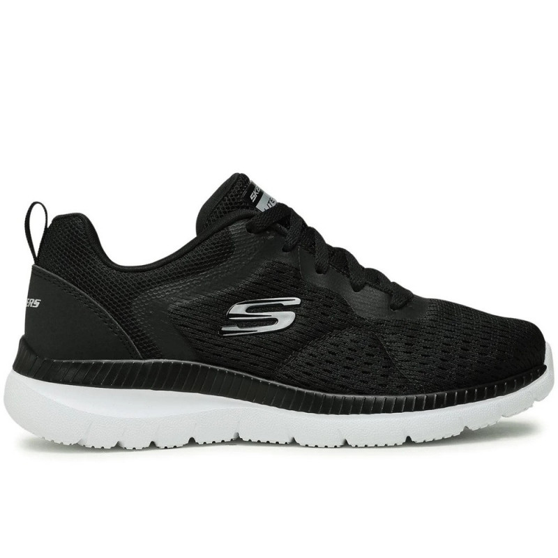 Skechers C-Bountiful 12607-BKW Damen Sneaker Schwarz Weiß